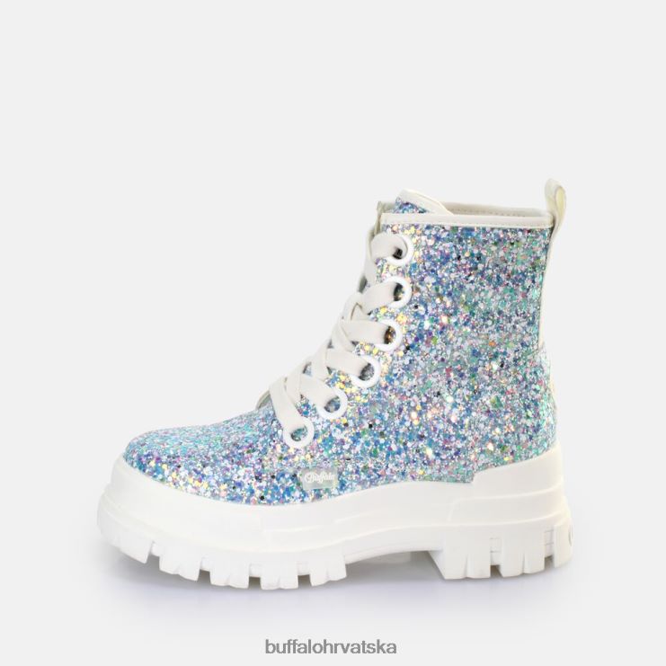 srebrna/krem Buffalo aspha lace up hi gležnjača vegan |čizme TDD6T372
